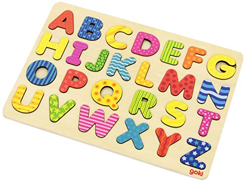 - 2041624 - puzzle en bois - alphabets - 26 pièces 4013594576727 Goki - 2041624 - puzzle en bois - alphabets - 26 pièces 4013594576727 Goki