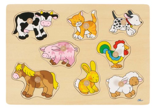 Puzzle à encastrements, bébés animaux 4013594578738 Goki Puzzle à encastrements, bébés animaux 4013594578738 Goki
