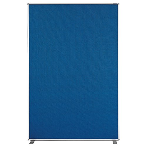 magnetoplan Cloison de séparation, en textile, bleu cadre en aluminum 1.25 x 0.5 x 1.8 m 4013695034683 (4013695034683)