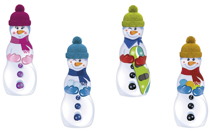 MOULAGE BONHOMMES DE NEIGE AVEC BONNET Riegelein