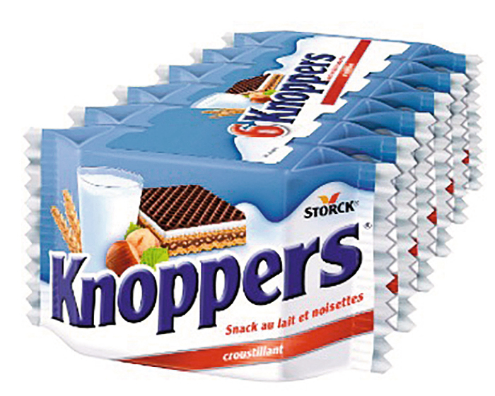 GAUFRETTES LAIT-NOISETTES Knoppers