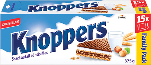 SNACK AU LAIT 
ET NOISETTES