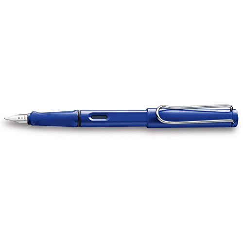 - stylo plume safari bleu brillant, plume acier...