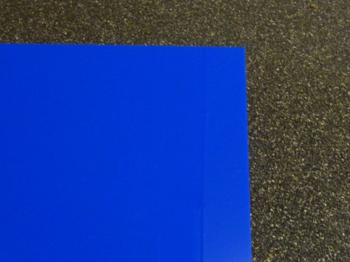 Plaque acrylique bleu 500 x 500 x 3 mm Plexiglass bleuâtre 4014677033021 alt-intech PC/PMMA Platte