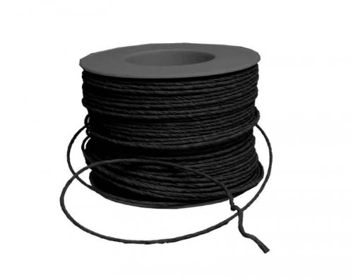 Papierkordel/d2mm 1 rouleau de fil de fer noir