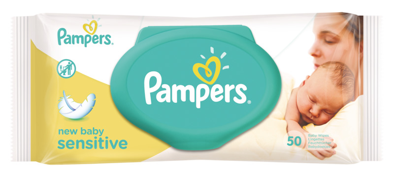 LINGETTES NEW BABY SENSITIVE X50 PAMPERS