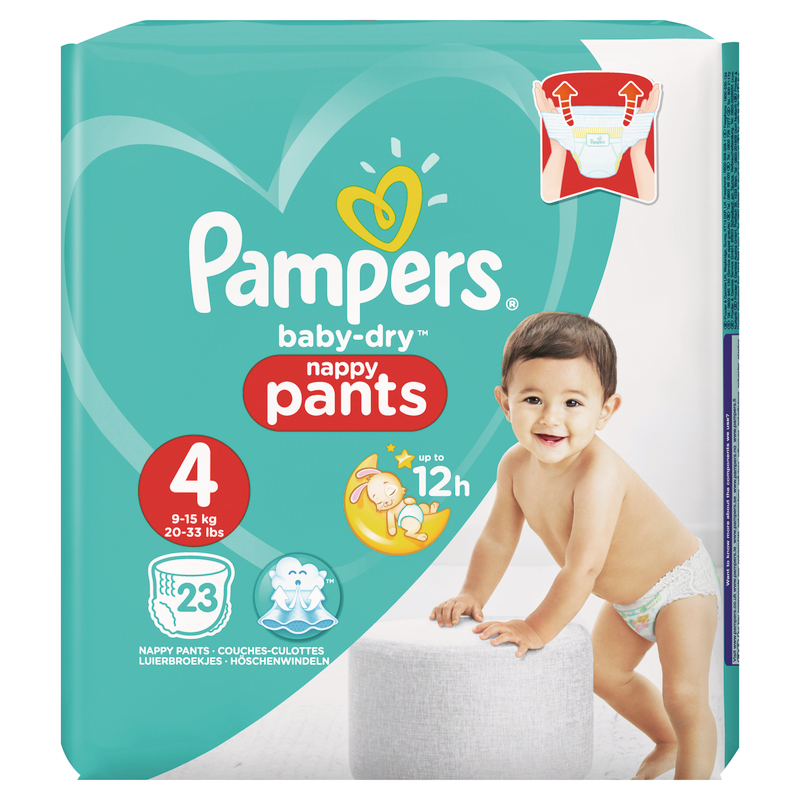 CULOTTES BABY DRY TAILLE 4 X 23 PAMPERS