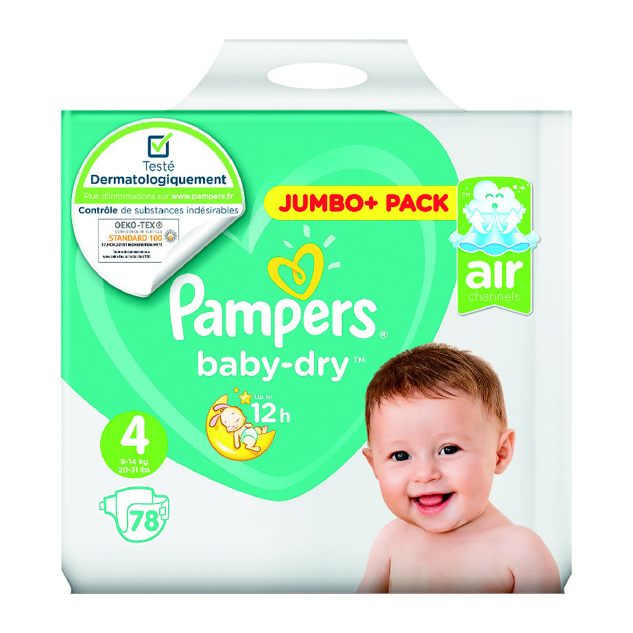 CHANGES BÉBÉ “PAMPERS BABY DRY”