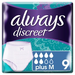 Culottes pour fuites urinaires Discreet Plus 