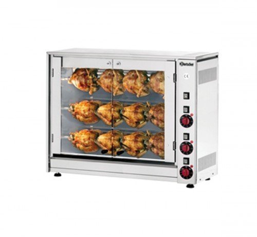 Rôtissoire poulet électrique // broches pour 12...