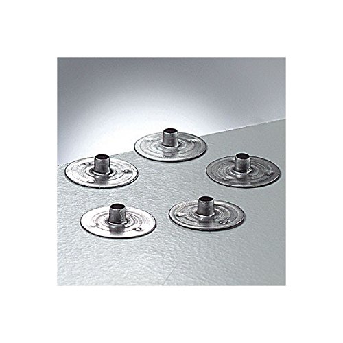 Fil support de mèche, en métal, argent, lot de 20
