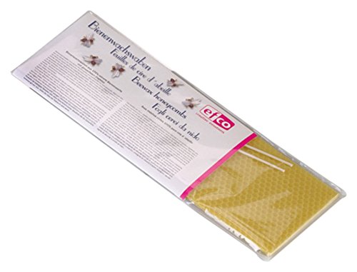 Fil en nid d'abeille abeilles cire avec feuille...