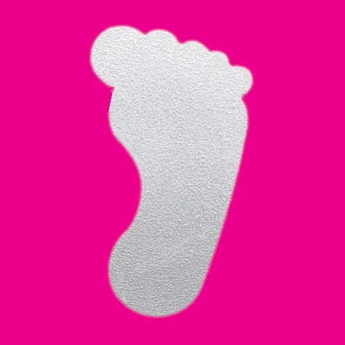 Perforatrice 2,5 cm imprimé pied taille m, rose