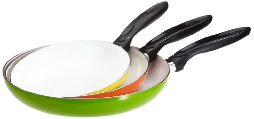 TV Top Ventes 04346 bratmaxx set de 3 poêles céramique couleur d'eté code EAN 4016471043466 