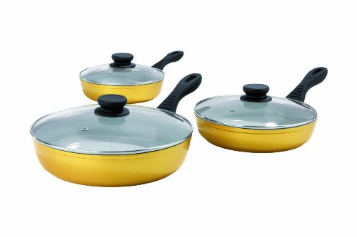 04421 bratmaxx poêles en titane/céramique or, 6...