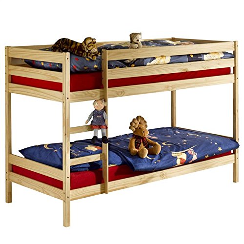 Lit superposé en pin FELIX-2, 90 x 190 cm, vern...