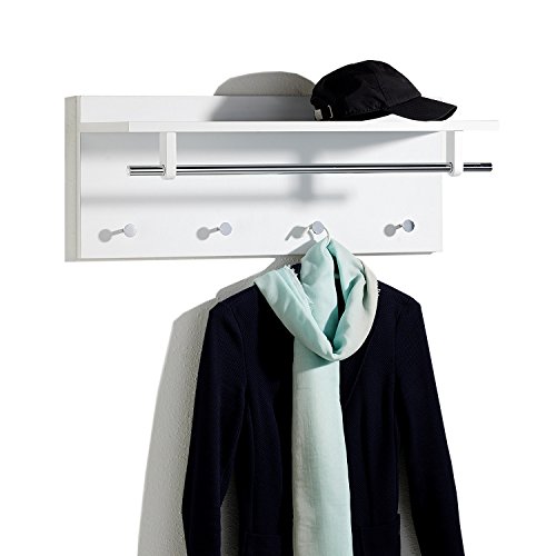 Penderie/ Porte-manteaux murale ULF, blanc