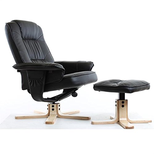 Fauteuil avec repose-pieds CHARLY