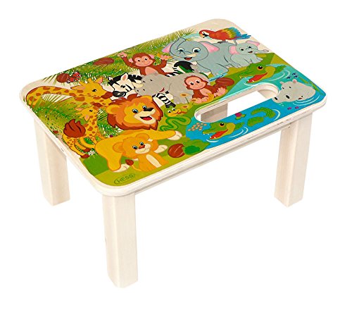 Marche pied jungle en bois