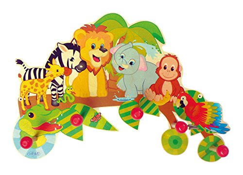 Portemanteau jungle en bois
