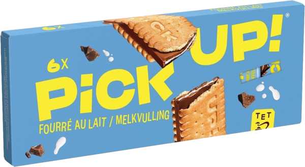  Biscuits Fourrés Chocolat Au Lait Pick Up!  code EAN 4017100266416 