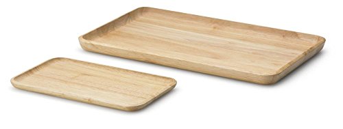 Brotzeitplatte rectangulaire en bois de service...