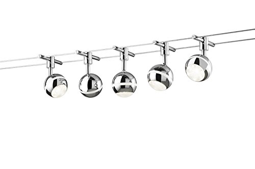 Trio-Leuchten Trio Leuchten 770010587 Basic Rampe LED, couleur titane  Baloubet code EAN 4017807281576 