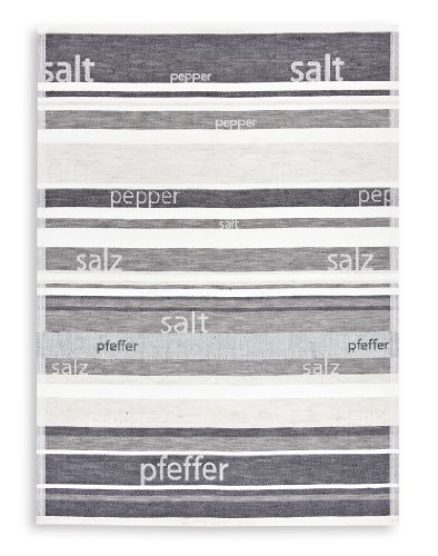 Torchon métis Jacquard, lin&coton, TRIOLINO®, p...