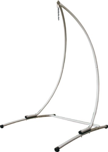 Support Métal pour chaise hamac blanc Blanc