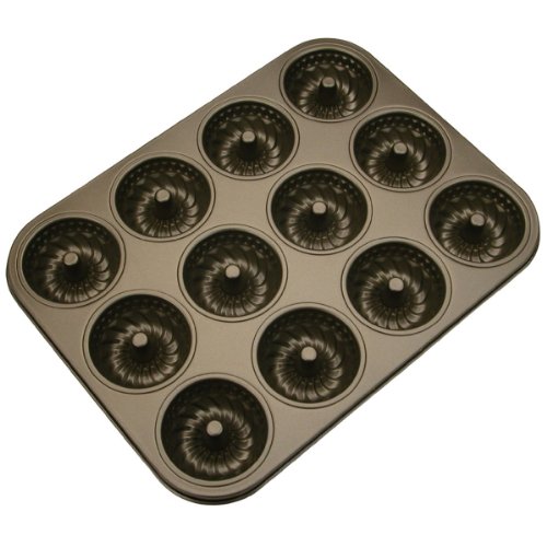 489110 moule pour 12 mini-kouglofs ø 70 mm x 35 mm