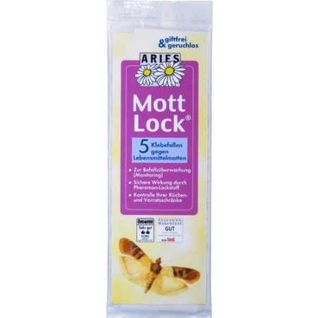 Aries Piège à Mites Alimentaire - Mottlok - Boite de 5 Pièges code EAN 4018874023090 
