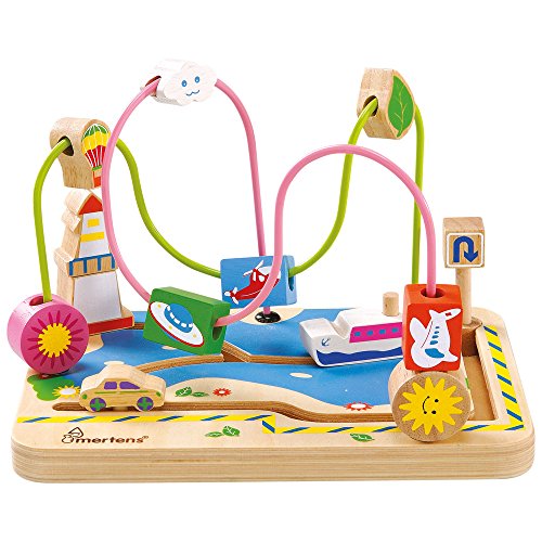 Geschenke Direkt Mertens Bino 70411 moteur boucle Trafico 100% en bois FSC code EAN 4019359704114 