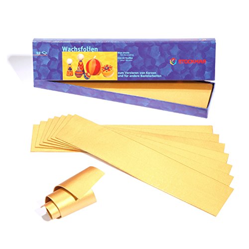 Stockmar Cire films films - simple couleurs - 12 x 200 x 40 x 0,9 mm étui en carton, disponible en 18 couleurs 4019365637109 (4019365637109)