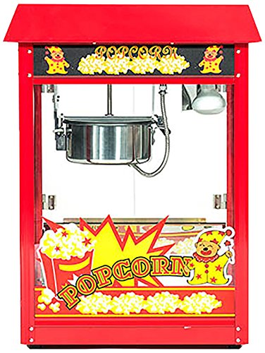 50007 machine à popcorn xxl sans chariot, rouge