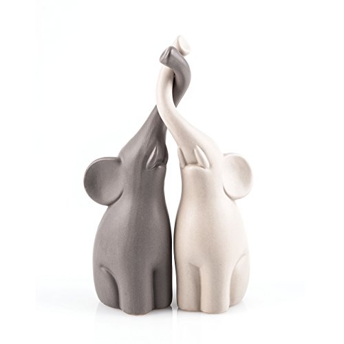 54837 amoureux éléphants-lot de 2-hauteur: 25,5 cm