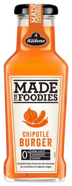 SAUCE MADE FOR FOODIES CHIPOTLE BURGER
KÜHNE