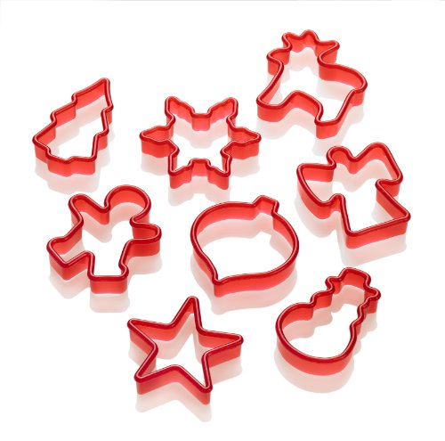 10520 noël emporte-pièce plastique rouge 20 x 1...