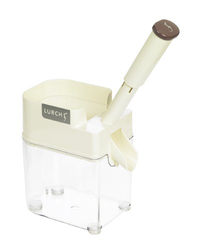 10295 dénoyauteur de cerises blanc crème/aubergine