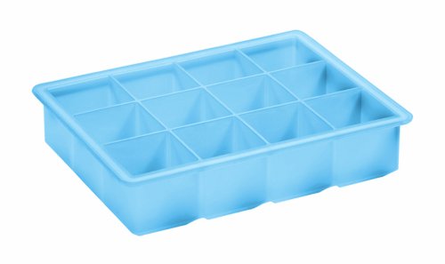 10465 bac à glaçon 40 x 40 mm bleu glacier