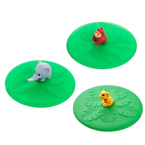 210196 mon couvercle wild life, lot de 3 glasab...