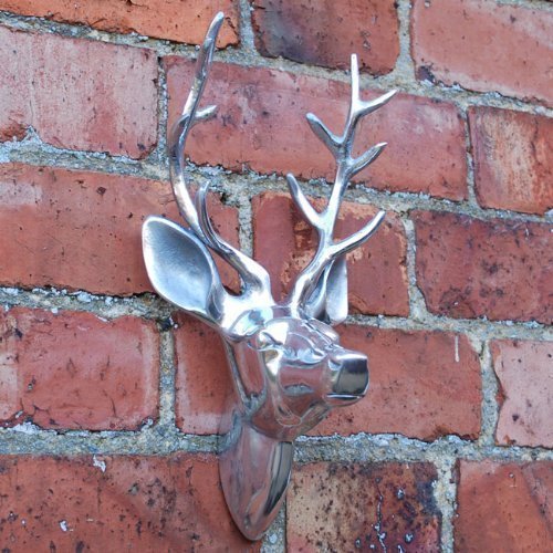 Tête de cerf - Rudy bébé mural en aluminium montées tête de cerf 4020606494689 Black Scorpion Limited