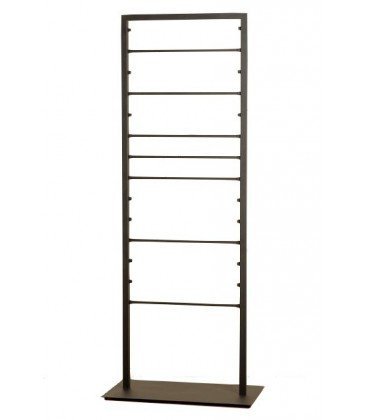 Portant Rangement Foulards sur Pied en Métal Noir