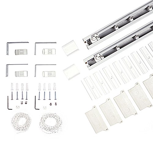 Rail Supérieur Rideau à lamelles Ventanara, Alu...