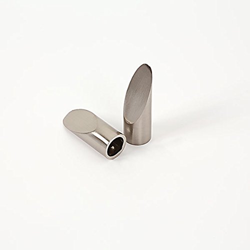 Embout pour tringle diagonal aspect acier inoxy...