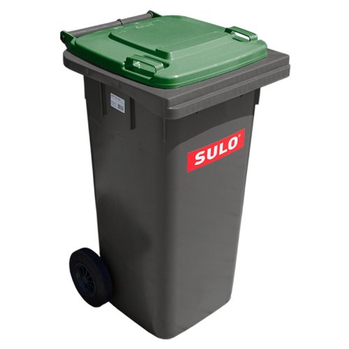 Container à ordures ménagère SULO, 120 L, gris ...