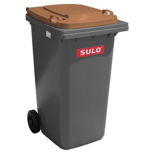 Poubelle-Container à ordures SULO 240 L gris av...