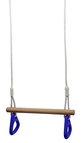 Balançoire avec Anneaux de Trapèze Bleu de Legler