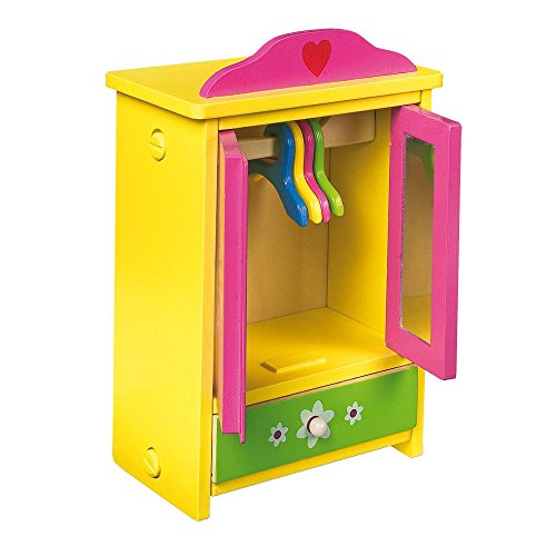 - 2020379 - mobilier de poupée - armoire colorée