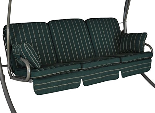 Coussin pour balancelle Comfort (3 places) Design Faro vert (balancelle non-incluse) 4021093018754 Angerer Coussin pour balancelle Comfort (3 places) Design Faro vert (balancelle non-incluse) 4021093018754 Angerer