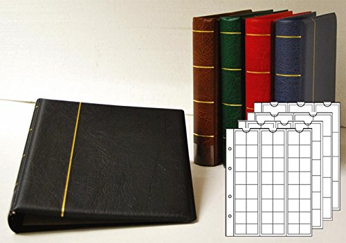 Prophila Collection Prophila Reliure pour des monnaies avec 4 feuilles pour 110 pièces de monnaie brun code EAN 4021299650246 